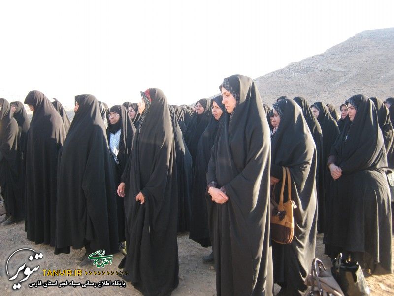رزمایش گردان های کوثر(س) ویژه خواهران بسیجی شرق شیراز