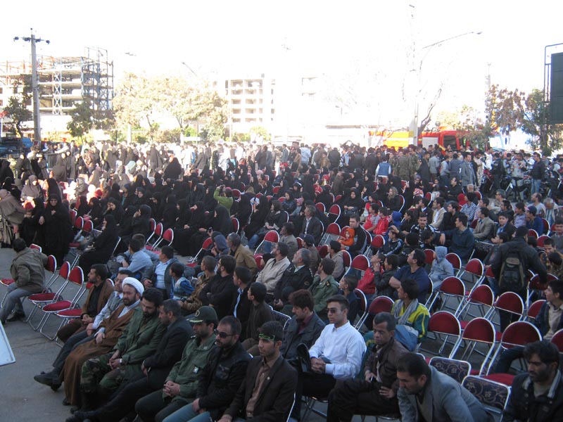 تجمع بزرگ 2000 نفري بسيجيان شرق شيراز(شکوه پايداري)