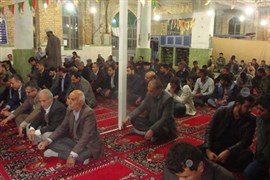 مراسم گرامیداشت دهه فجر با حضور بسیجیان در مسجد ولیعصر برگزار گردید