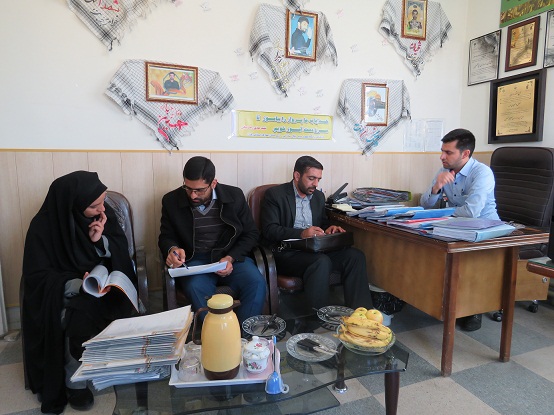 حضور بازرسان بسیج دانش آموزی استان فارس در فسا