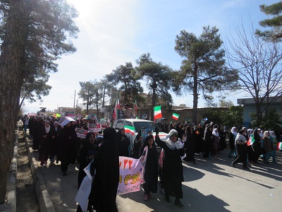 حضور مردم انقلابی شهرستان در راهپیمایی22بهمن 96
