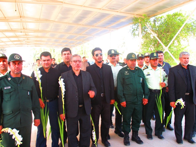 نیروهای نظامی وانتظامی وبرخی مسئولین ادارات شهرستان قیروکارزین