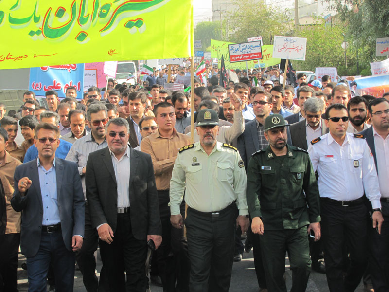 حضور پرشور آحاد مردم انقلابی در یوم الله 13 آبان
