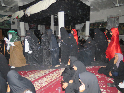 برگزاری مراسم خطبه خوانی حضرت زینب (س) در شام + تصاویر