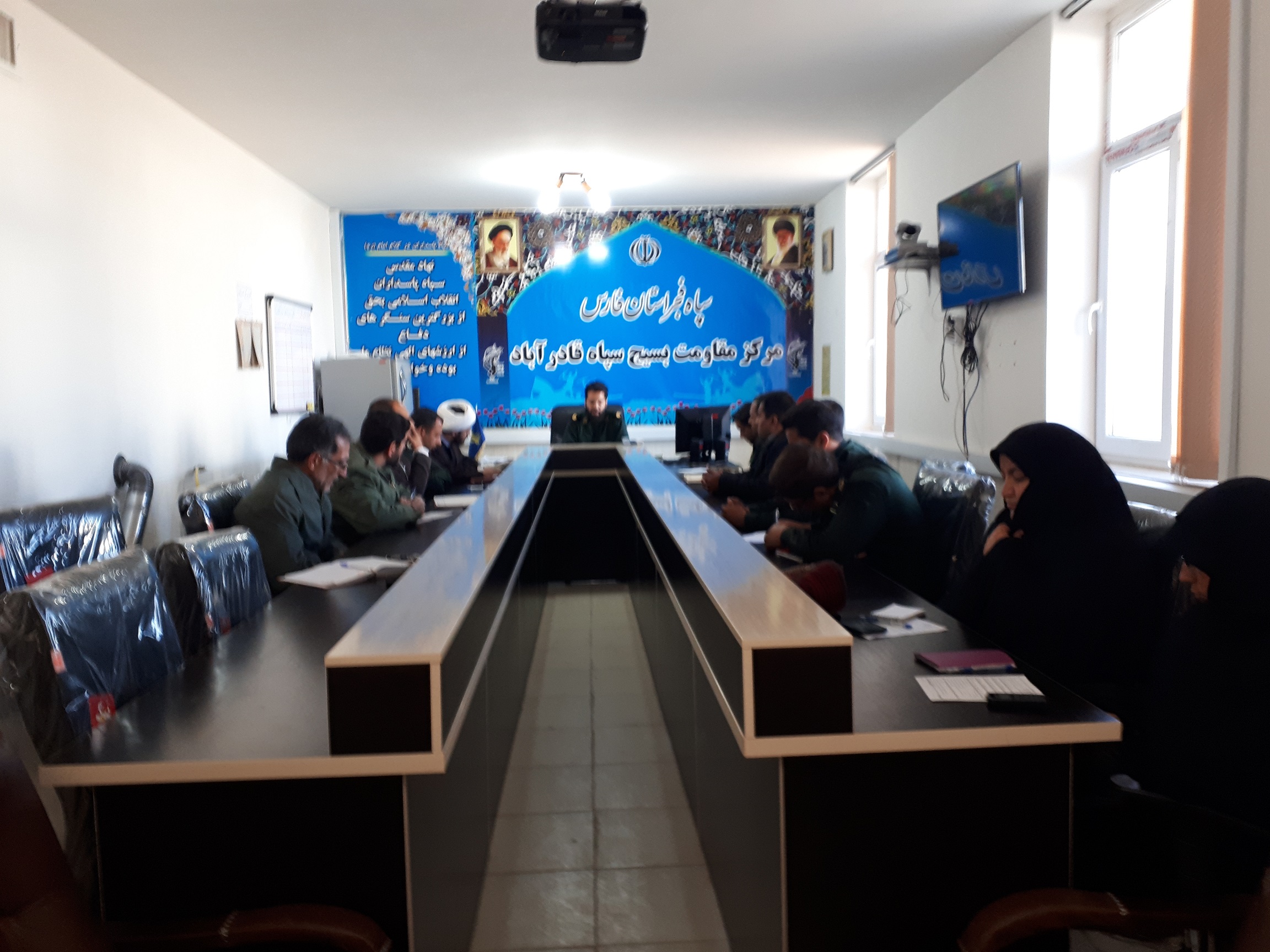 جلسه شورای فرماندهی سپاه قادرآباد برگزار شد