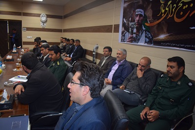جلسه شورای شهر با  فرماندهان و جهادگران بسیجی