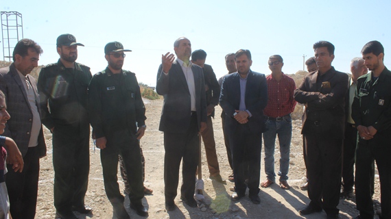کلنگ زنی پروژه محرومیت زدایی ساخت پل دهستان خلیلی
