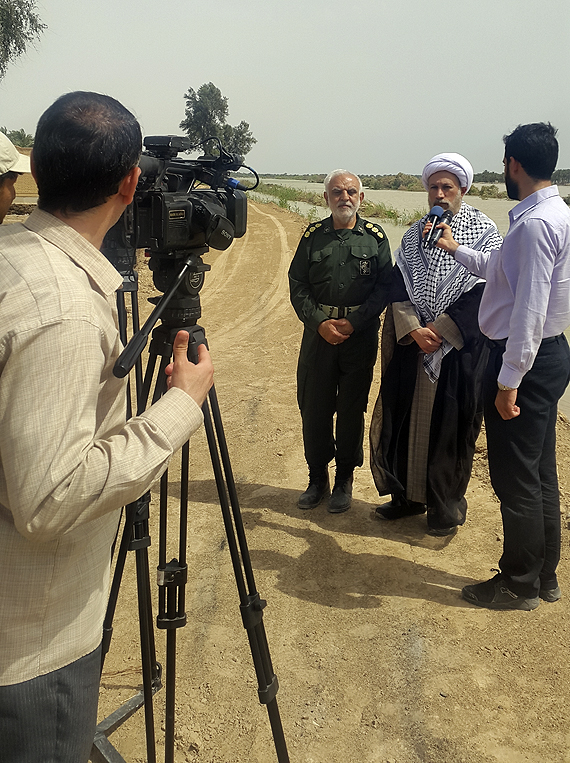 حضور گروه تلوزیونی روابط عمومی سپاه فجر در خوزستان