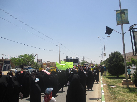 راهپیمایی روز قدس در منطقه داریون