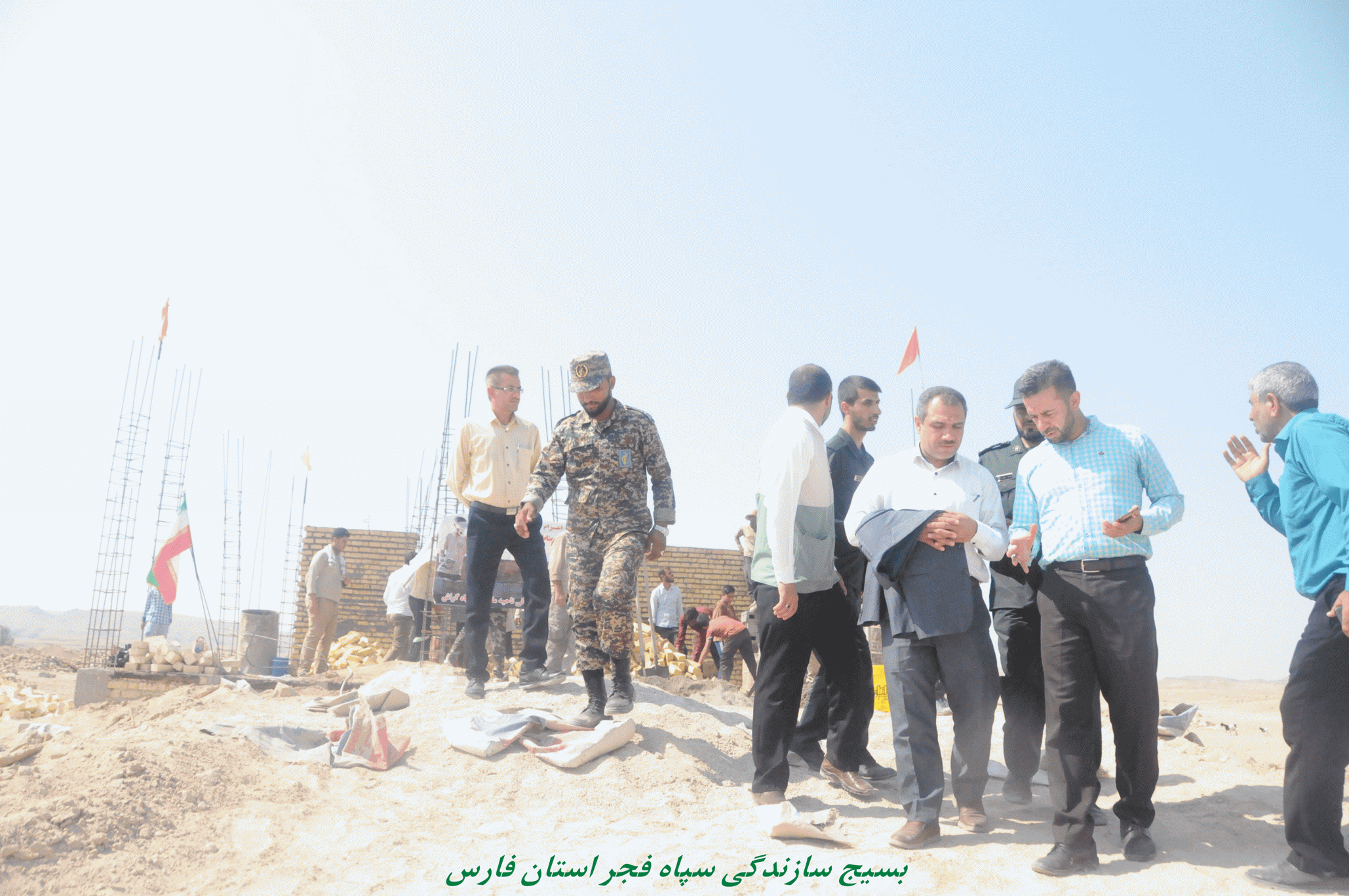 حضور تیم بسیج سازندگی سپاه فجر در اردوی جهادی شهرستان گراش