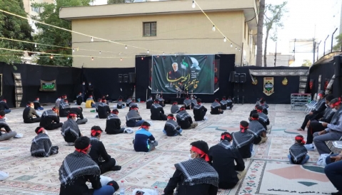 مراسم نوجوانان عاشورایی در شیراز برگزار شد