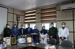 قدردانی روابط عمومی سپاه فجر از کادر بهداشت و درمان فارس